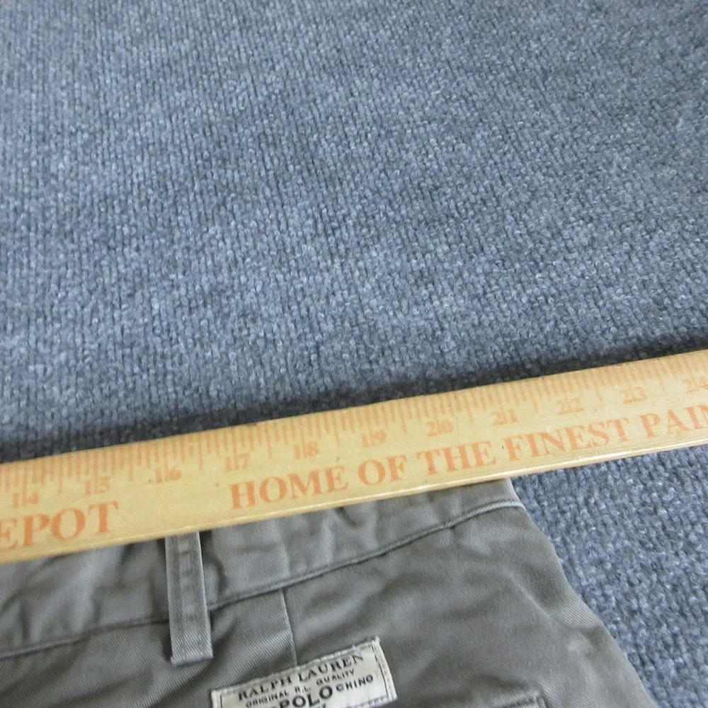 Polo Ralph Lauren Pants Mens 42x30 Green Relaxed Fit Pleated Chino Straight